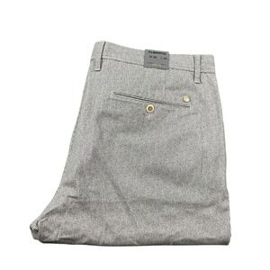 Alberto Gray Brown Digital Print Cotton 5 Pocket Men's Pant Size Slim 38x34 NWT